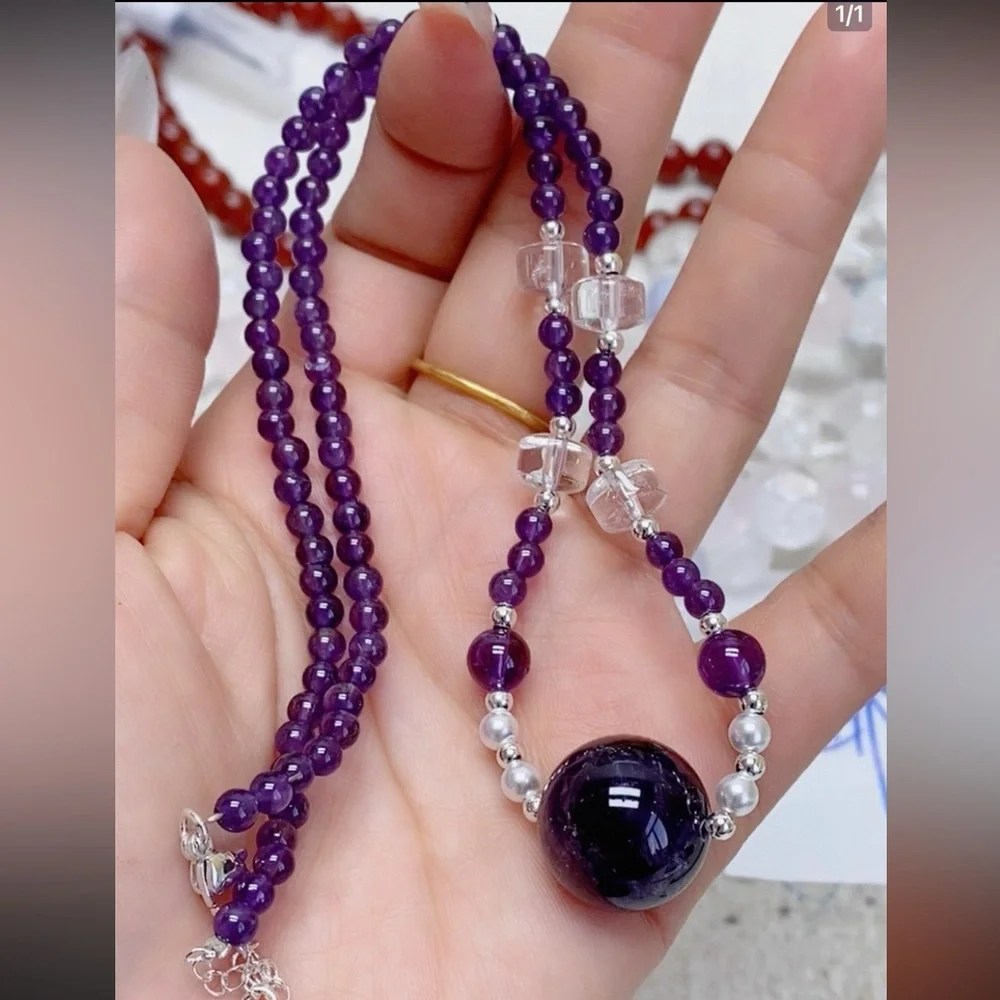 Elegant Amethyst Necklace - Picture 1 of 1